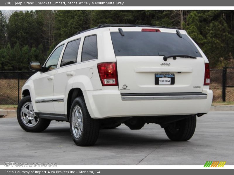 Stone White / Medium Slate Gray 2005 Jeep Grand Cherokee Limited
