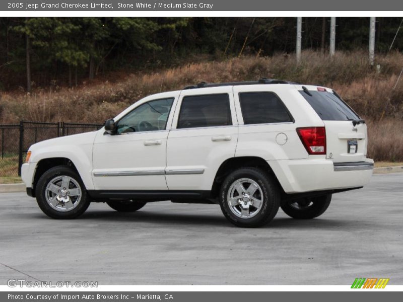 Stone White / Medium Slate Gray 2005 Jeep Grand Cherokee Limited