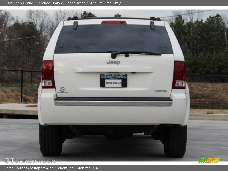 Stone White / Medium Slate Gray 2005 Jeep Grand Cherokee Limited