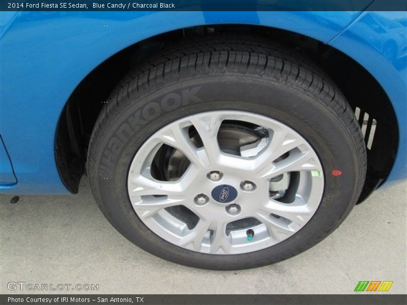 Blue Candy / Charcoal Black 2014 Ford Fiesta SE Sedan