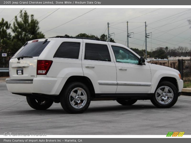 Stone White / Medium Slate Gray 2005 Jeep Grand Cherokee Limited