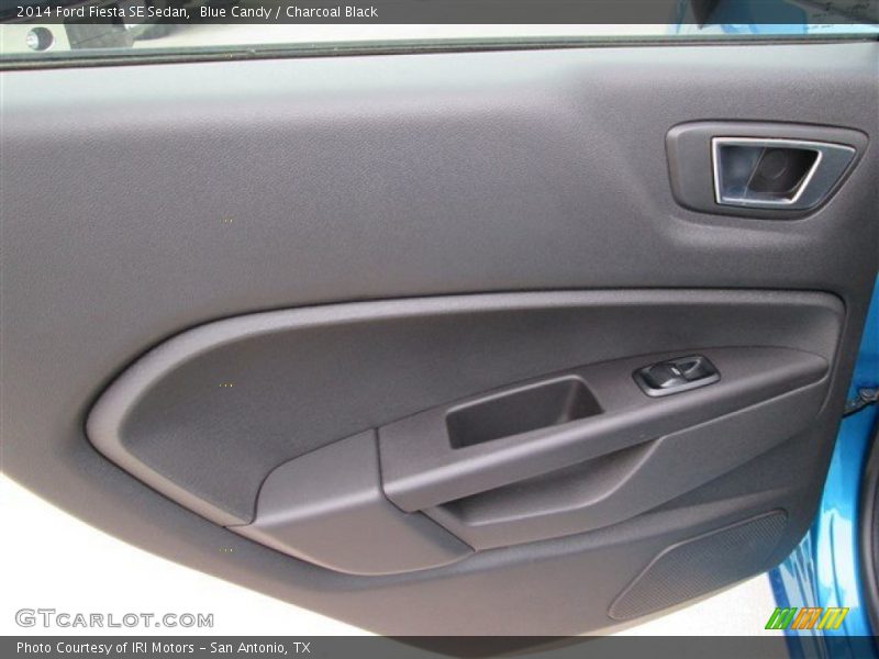 Blue Candy / Charcoal Black 2014 Ford Fiesta SE Sedan