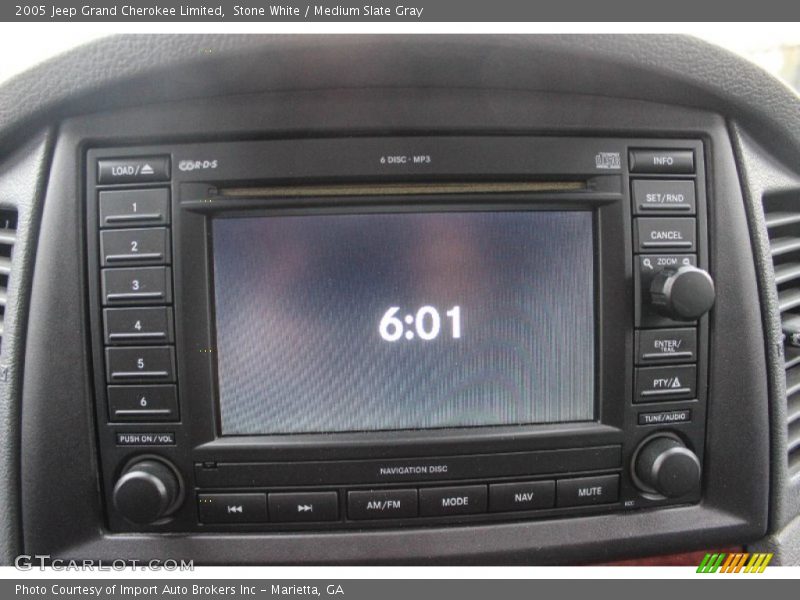 Stone White / Medium Slate Gray 2005 Jeep Grand Cherokee Limited
