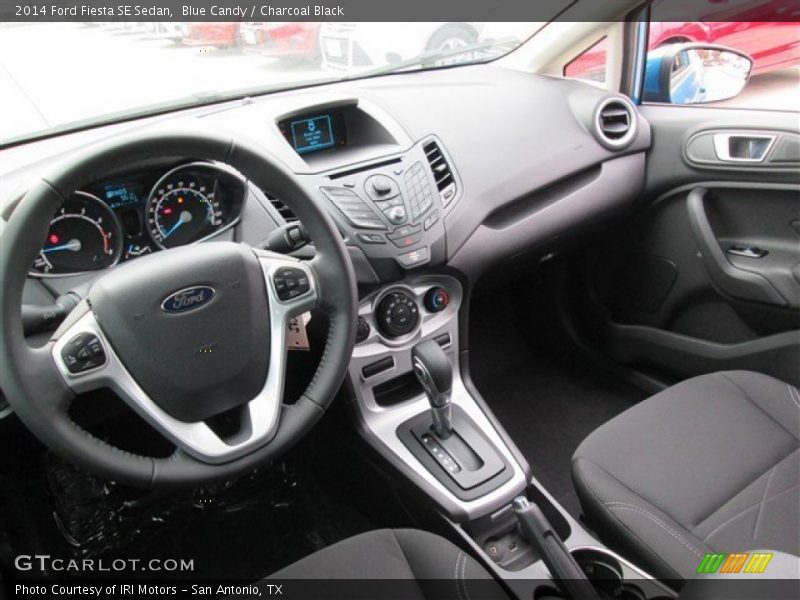 Blue Candy / Charcoal Black 2014 Ford Fiesta SE Sedan
