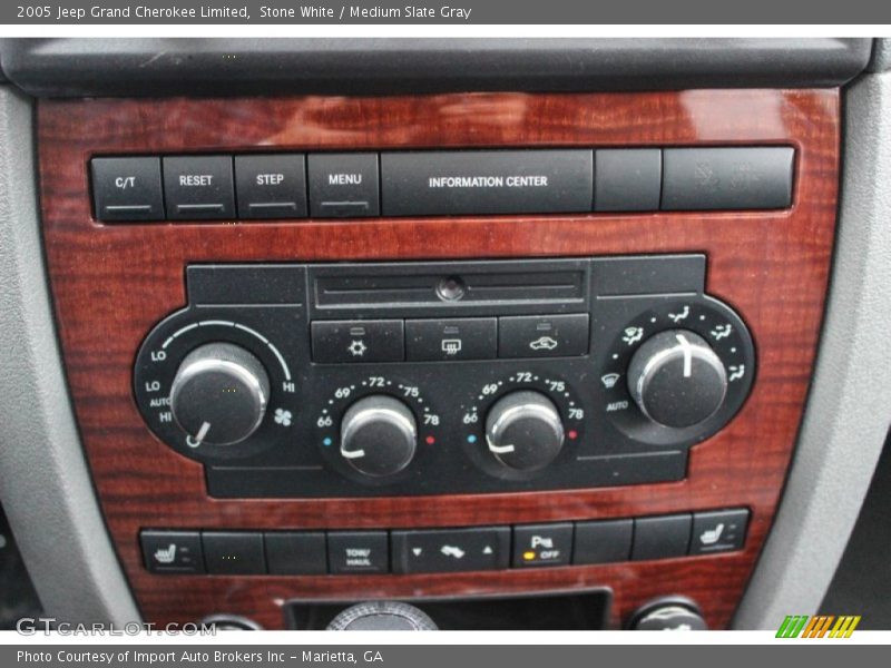 Stone White / Medium Slate Gray 2005 Jeep Grand Cherokee Limited