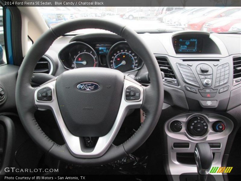 Blue Candy / Charcoal Black 2014 Ford Fiesta SE Sedan