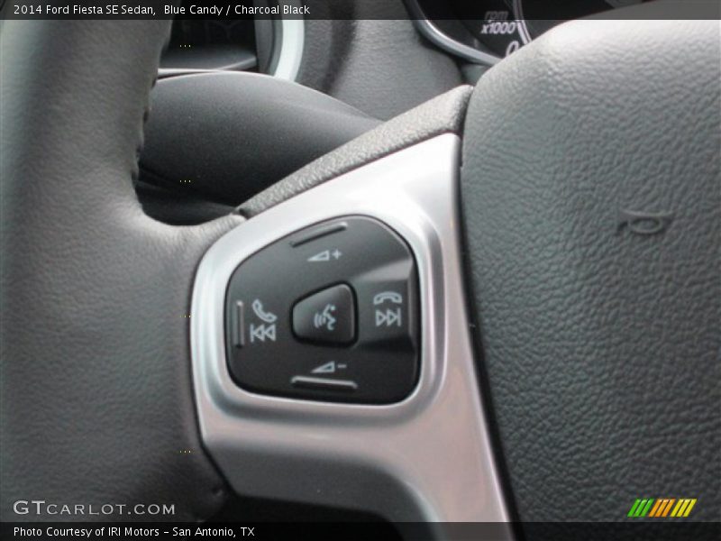 Blue Candy / Charcoal Black 2014 Ford Fiesta SE Sedan