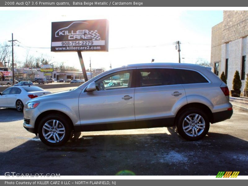 Bahia Beige Metallic / Cardamom Beige 2008 Audi Q7 3.6 Premium quattro
