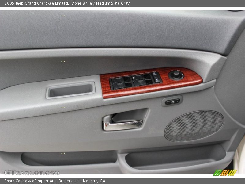 Stone White / Medium Slate Gray 2005 Jeep Grand Cherokee Limited