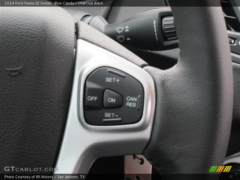 Blue Candy / Charcoal Black 2014 Ford Fiesta SE Sedan
