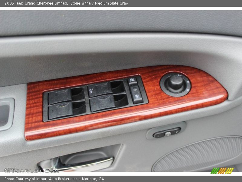 Stone White / Medium Slate Gray 2005 Jeep Grand Cherokee Limited