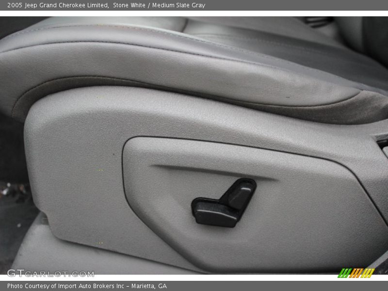 Stone White / Medium Slate Gray 2005 Jeep Grand Cherokee Limited