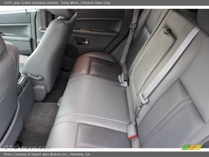 Stone White / Medium Slate Gray 2005 Jeep Grand Cherokee Limited