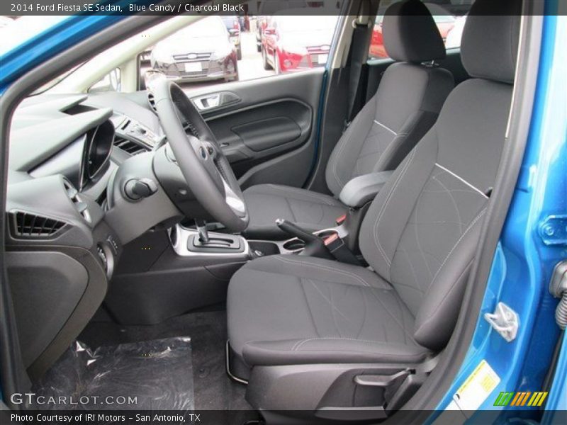 Blue Candy / Charcoal Black 2014 Ford Fiesta SE Sedan