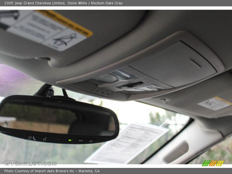 Stone White / Medium Slate Gray 2005 Jeep Grand Cherokee Limited