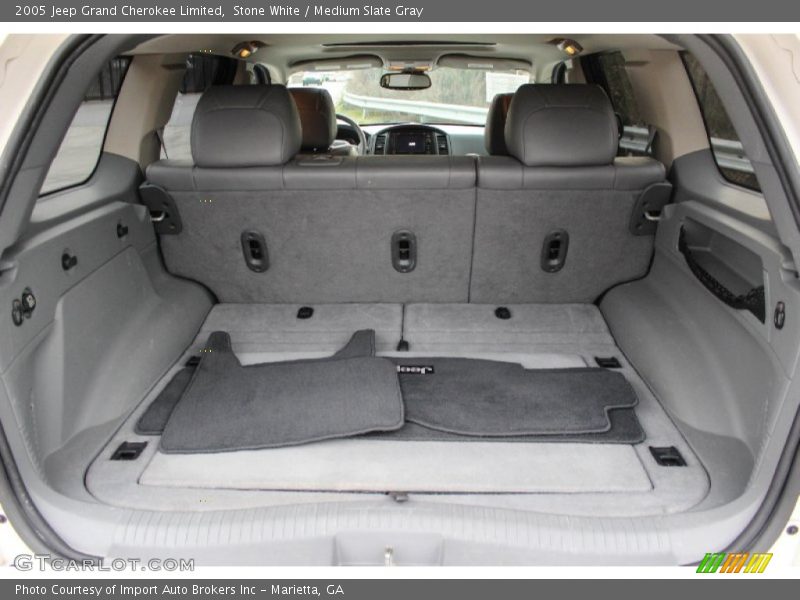 Stone White / Medium Slate Gray 2005 Jeep Grand Cherokee Limited