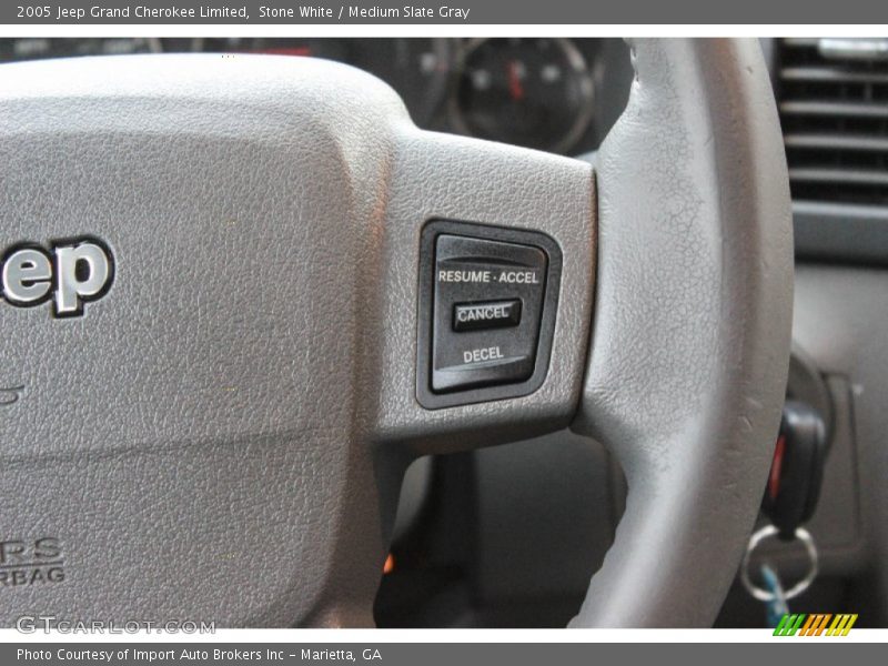 Stone White / Medium Slate Gray 2005 Jeep Grand Cherokee Limited