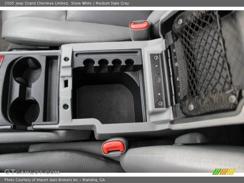 Stone White / Medium Slate Gray 2005 Jeep Grand Cherokee Limited