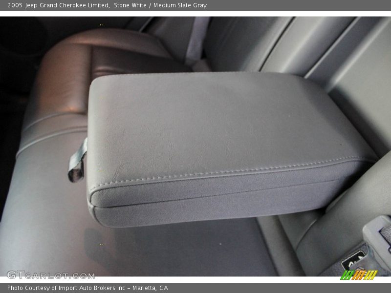 Stone White / Medium Slate Gray 2005 Jeep Grand Cherokee Limited