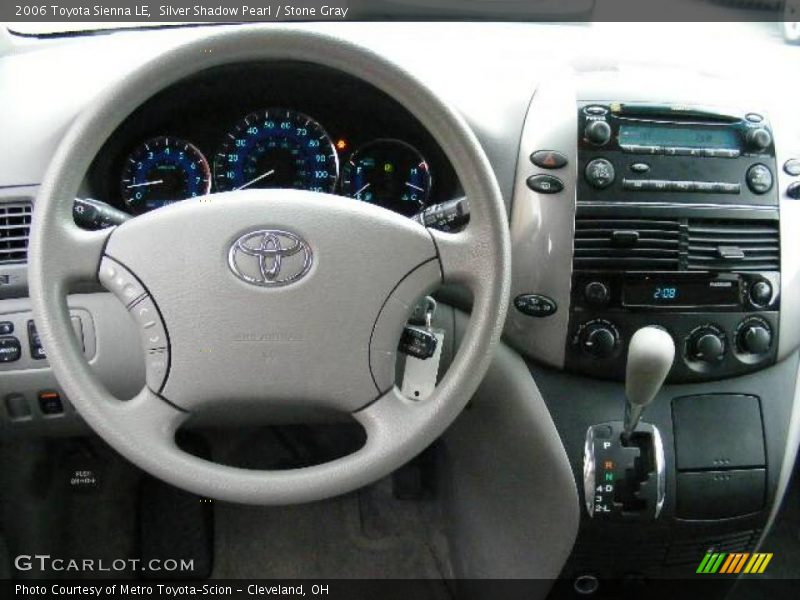 Silver Shadow Pearl / Stone Gray 2006 Toyota Sienna LE