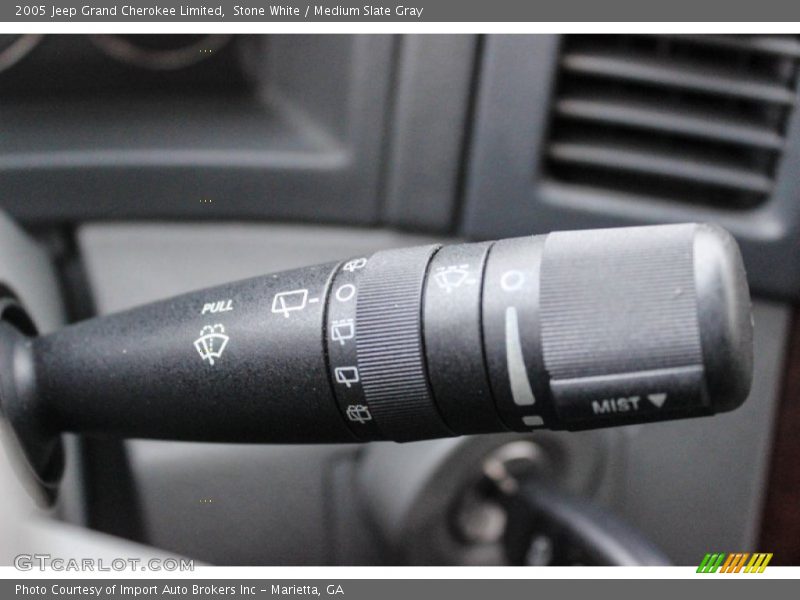 Stone White / Medium Slate Gray 2005 Jeep Grand Cherokee Limited