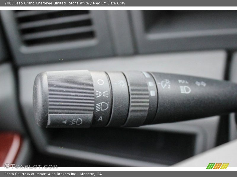 Stone White / Medium Slate Gray 2005 Jeep Grand Cherokee Limited