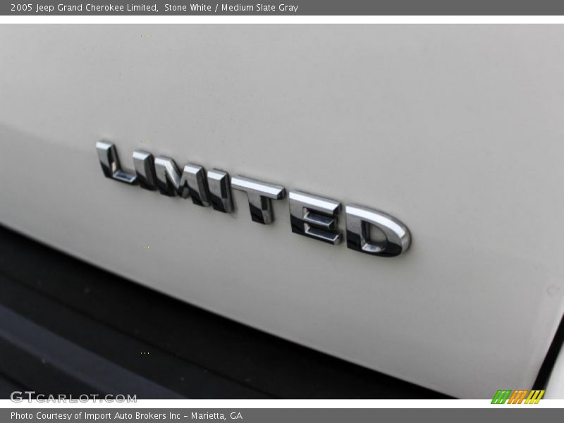 Stone White / Medium Slate Gray 2005 Jeep Grand Cherokee Limited