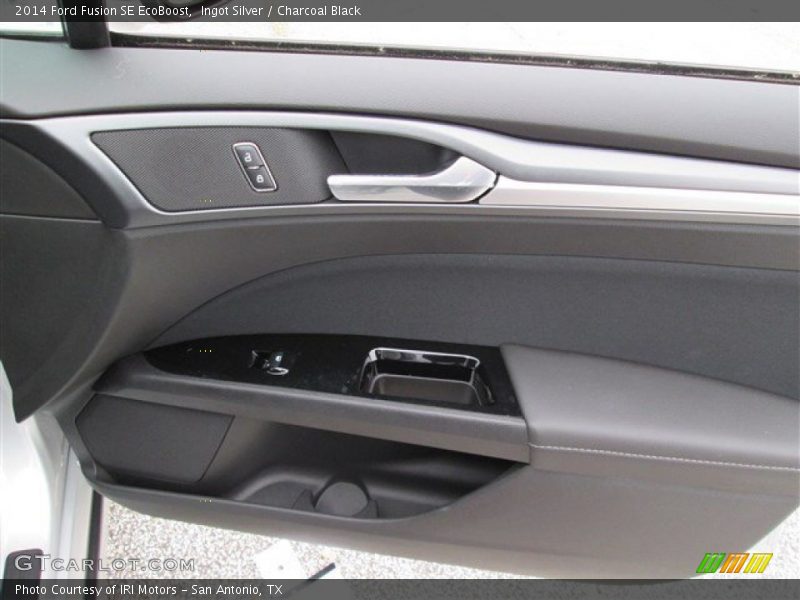 Ingot Silver / Charcoal Black 2014 Ford Fusion SE EcoBoost