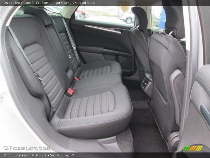 Ingot Silver / Charcoal Black 2014 Ford Fusion SE EcoBoost