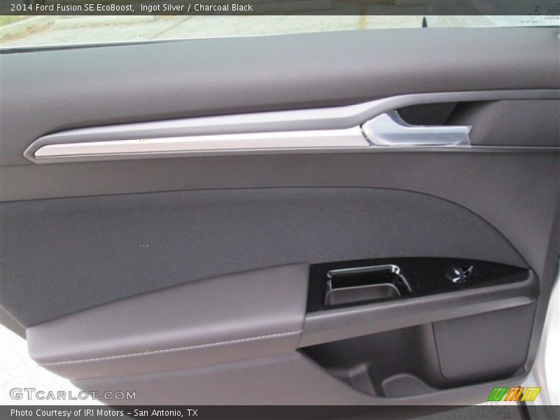 Ingot Silver / Charcoal Black 2014 Ford Fusion SE EcoBoost