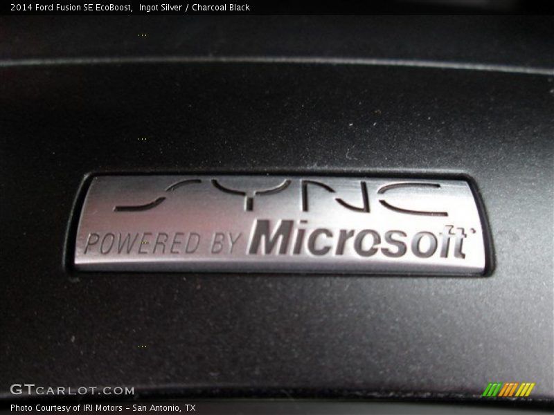 Ingot Silver / Charcoal Black 2014 Ford Fusion SE EcoBoost
