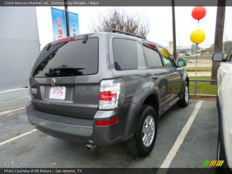 Sterling Grey Metallic / Black 2009 Mercury Mariner V6