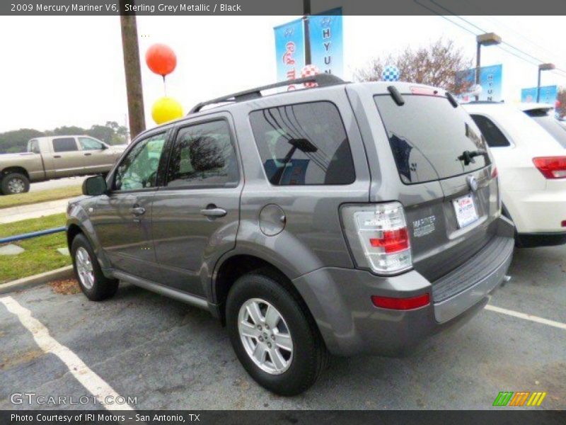 Sterling Grey Metallic / Black 2009 Mercury Mariner V6