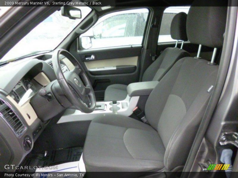 Sterling Grey Metallic / Black 2009 Mercury Mariner V6