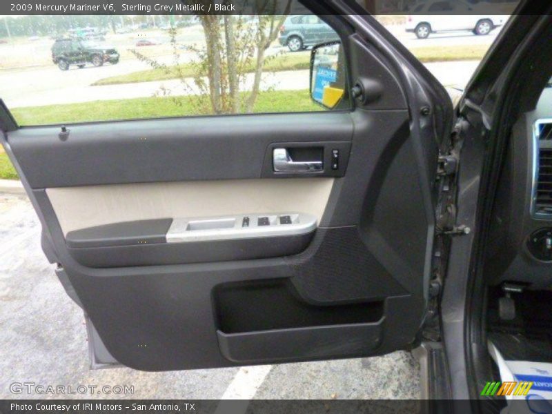 Sterling Grey Metallic / Black 2009 Mercury Mariner V6