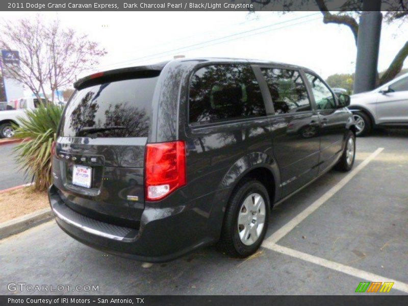 Dark Charcoal Pearl / Black/Light Graystone 2011 Dodge Grand Caravan Express
