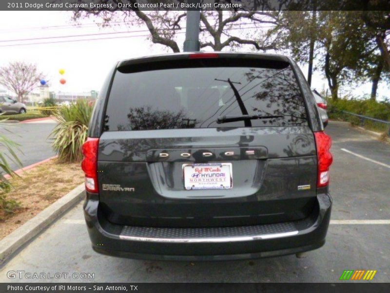 Dark Charcoal Pearl / Black/Light Graystone 2011 Dodge Grand Caravan Express