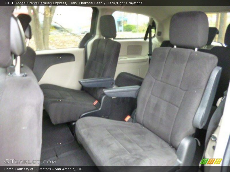 Dark Charcoal Pearl / Black/Light Graystone 2011 Dodge Grand Caravan Express