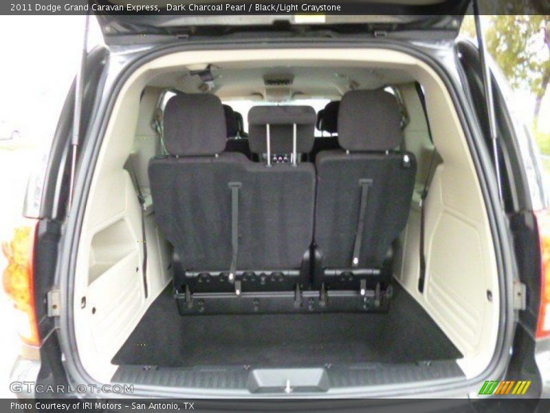 Dark Charcoal Pearl / Black/Light Graystone 2011 Dodge Grand Caravan Express