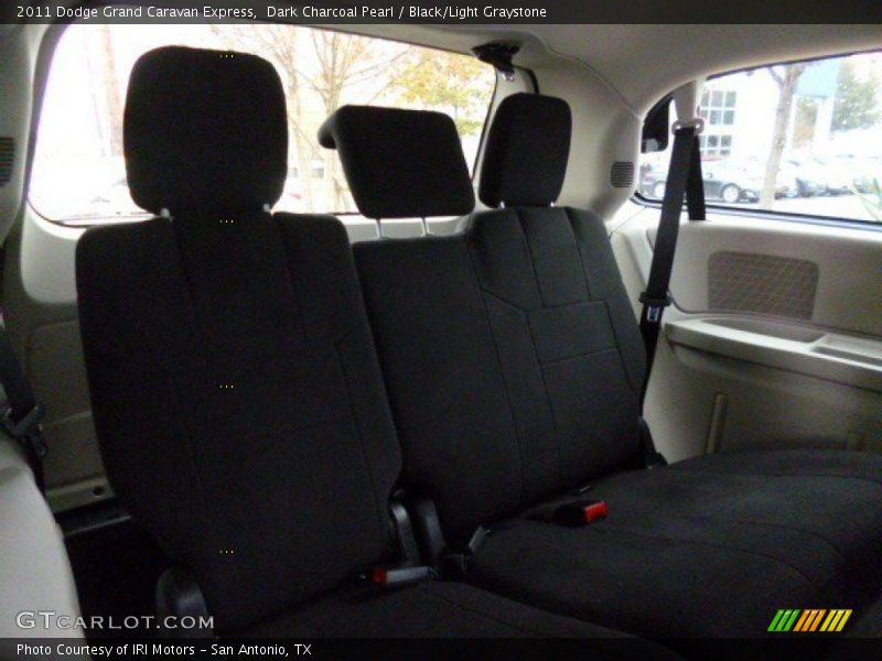 Dark Charcoal Pearl / Black/Light Graystone 2011 Dodge Grand Caravan Express