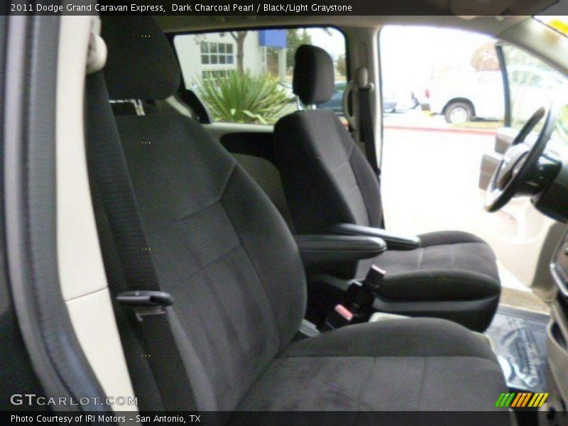 Dark Charcoal Pearl / Black/Light Graystone 2011 Dodge Grand Caravan Express