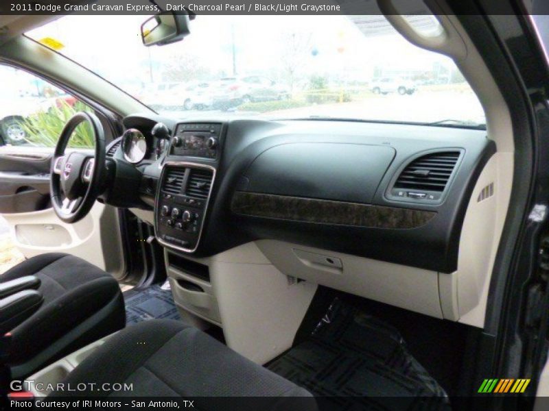 Dark Charcoal Pearl / Black/Light Graystone 2011 Dodge Grand Caravan Express