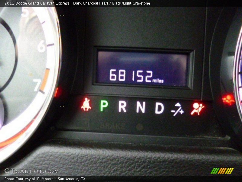 Dark Charcoal Pearl / Black/Light Graystone 2011 Dodge Grand Caravan Express