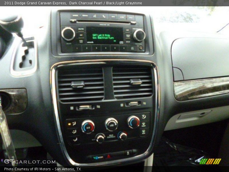 Dark Charcoal Pearl / Black/Light Graystone 2011 Dodge Grand Caravan Express
