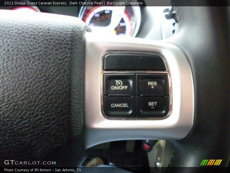 Dark Charcoal Pearl / Black/Light Graystone 2011 Dodge Grand Caravan Express