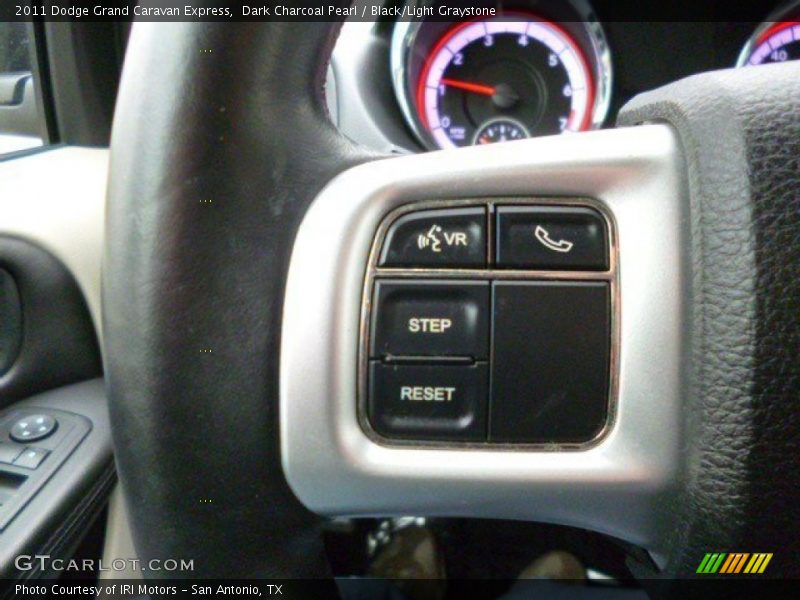 Dark Charcoal Pearl / Black/Light Graystone 2011 Dodge Grand Caravan Express