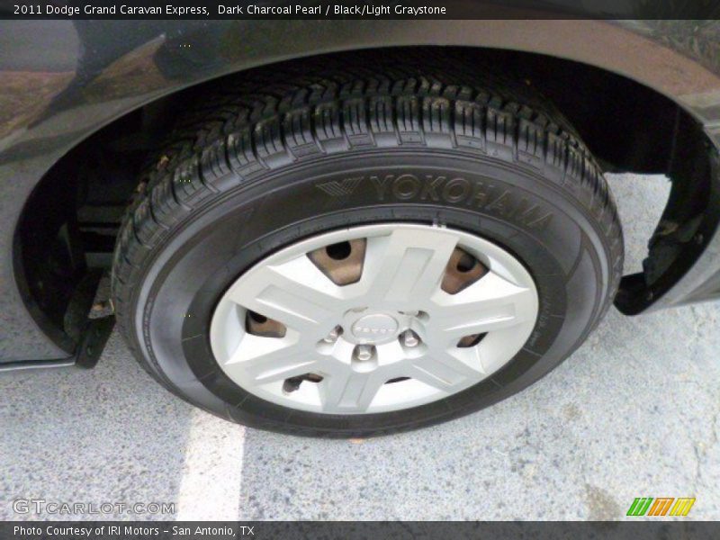 Dark Charcoal Pearl / Black/Light Graystone 2011 Dodge Grand Caravan Express