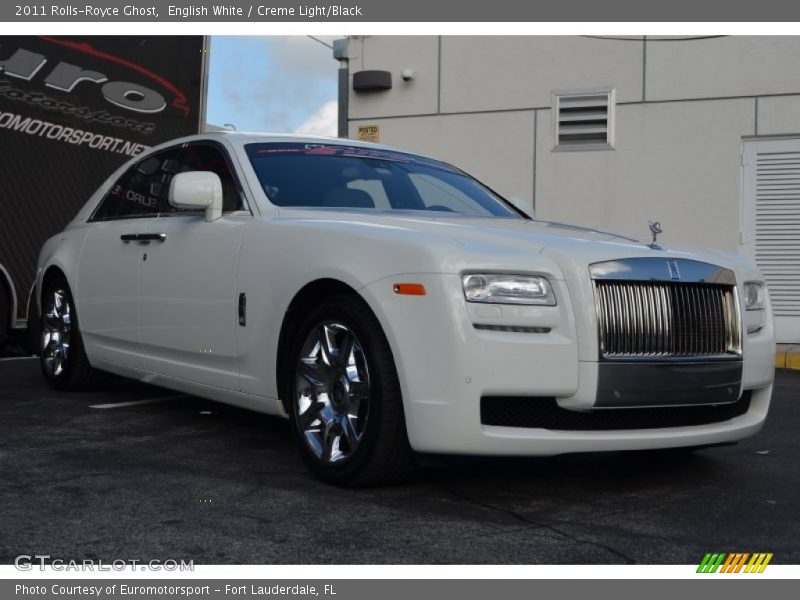 English White / Creme Light/Black 2011 Rolls-Royce Ghost