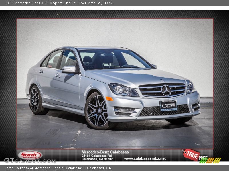 Iridium Silver Metallic / Black 2014 Mercedes-Benz C 250 Sport