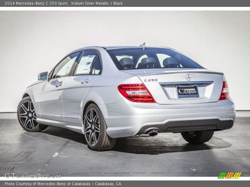 Iridium Silver Metallic / Black 2014 Mercedes-Benz C 250 Sport